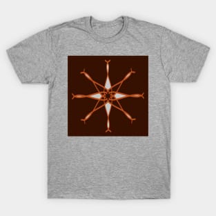 Compass rose - Warm Orange T-Shirt